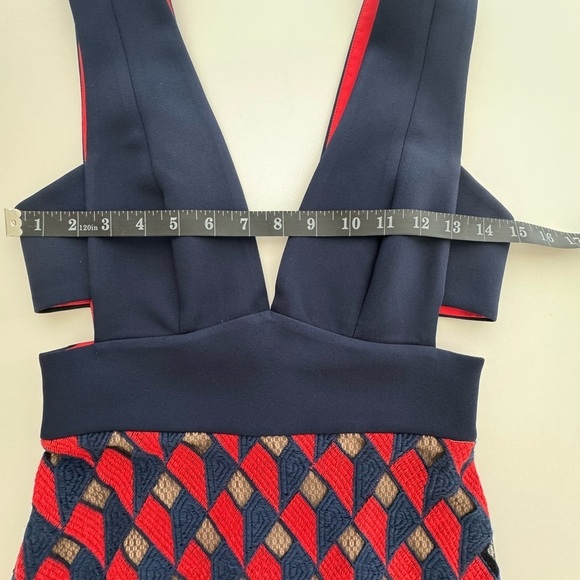 BCBG MaxAzria  Rosalina Woven V-Neck Peplum Dress Size 0 NWT - Picture 15 of 16